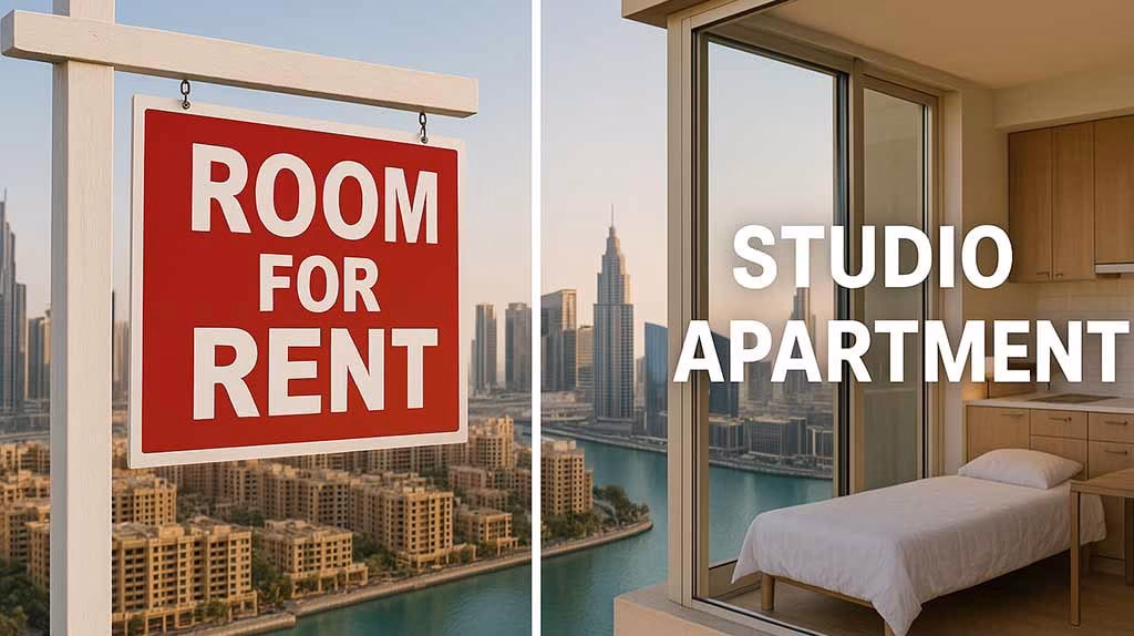 Room for Rent vs. Studio Apartment in Dubai: Which One Is Right for You?